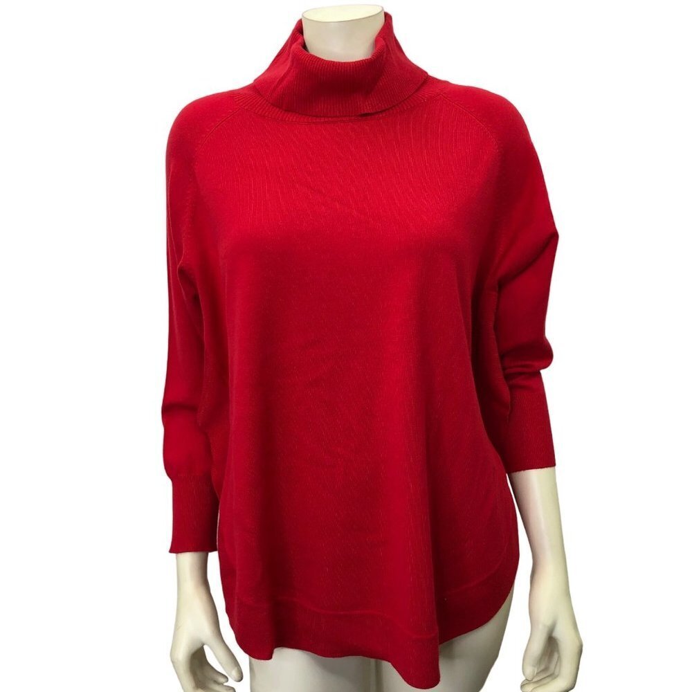 MULTIPLES TURTLE NECK OPEN SIDE SWEATER‎ SM NWT